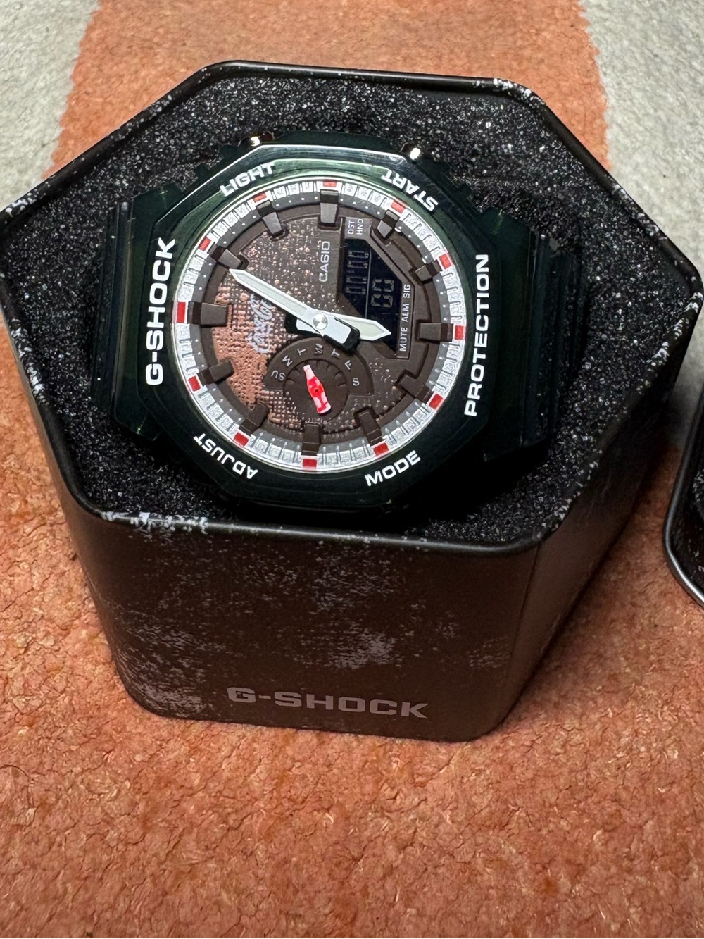 G-Shock Green and Black Digital-Analog Sport Watch